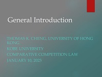 Lecture: We welcomed Prof. Thomas Cheng from University of Hong Kong for Comparative Competition Law intensive course [Jan 10-20].