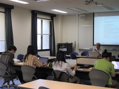 Lecture: We welcomed Dr. Shin-ichi Ago from Ritsumeikan University Kinugasa Research Organization for International Labor Law intensive course [August 28-September 1].