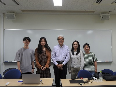 Lecture: We welcomed Dr. Shin-ichi Ago from Ritsumeikan University Kinugasa Research Organization for International Labor Law intensive course [August 28-September 1].