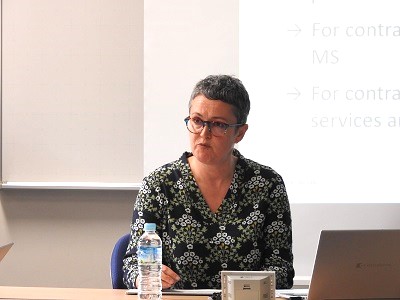 Lecture: We welcomed Ms. Aude Fiorini from University of Dundee for Private International Law intensive course [May 13-17].