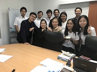 海外エクスターンシップの様子
